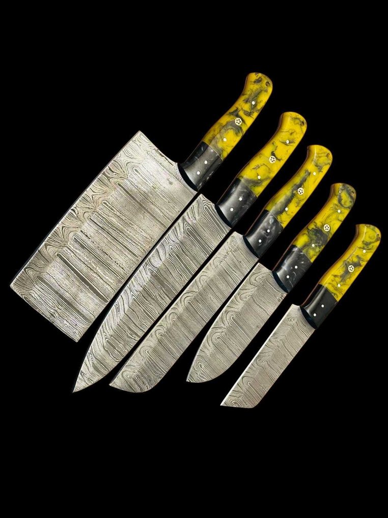 廚刀 - 树脂，手工制作锻钢 - 北美 #1.0