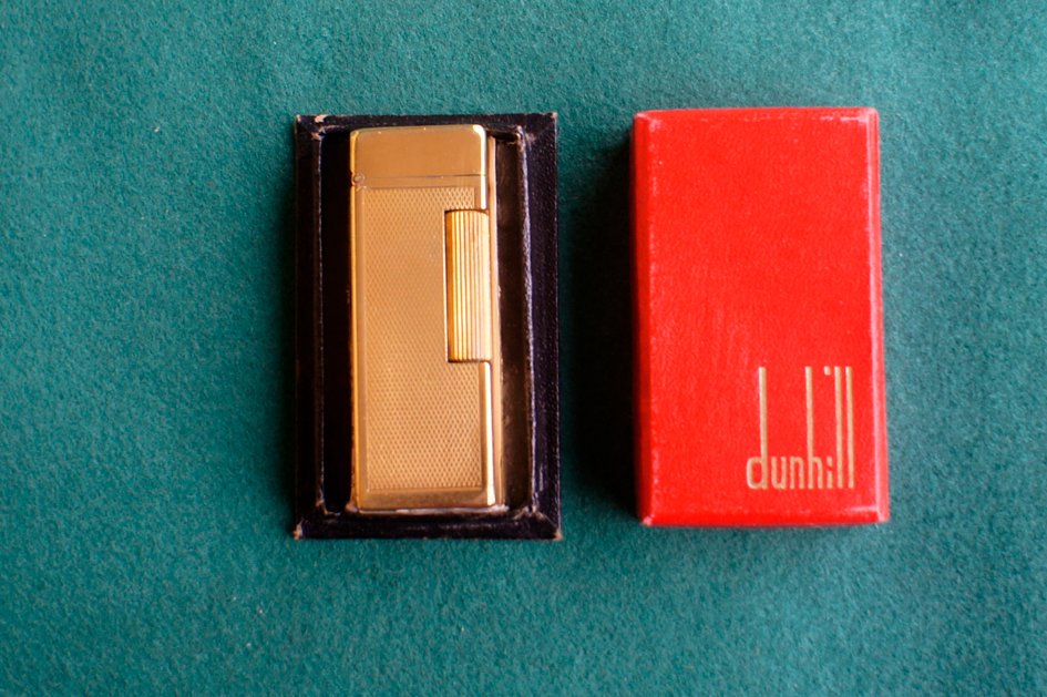 Dunhill - Mechero - Bañado en oro #1.0