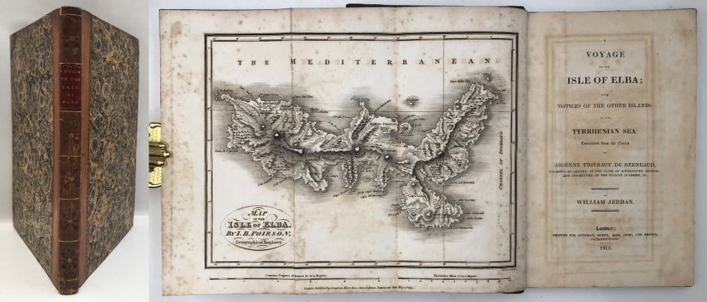 Arsène Thiébaut de Berneaud - A Voyage to The Isle of Elba; With Notices of the Other Islands in the Tyrrhenian Sea. - 1814 #1.0