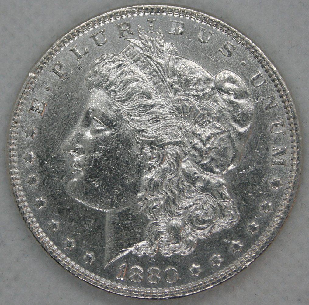 Ηνωμένες Πολιτείες. Morgan Dollar 1880 (χωρίς τιμή ασφαλείας) #1.0