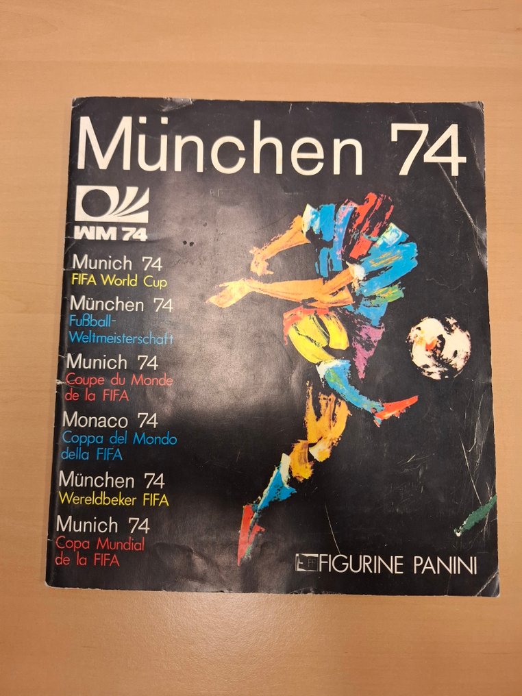 Panini World Cup München 74 - No writing - NO RP! - Johan Cruyff - Complete album - Excellent (EX) #1.0
