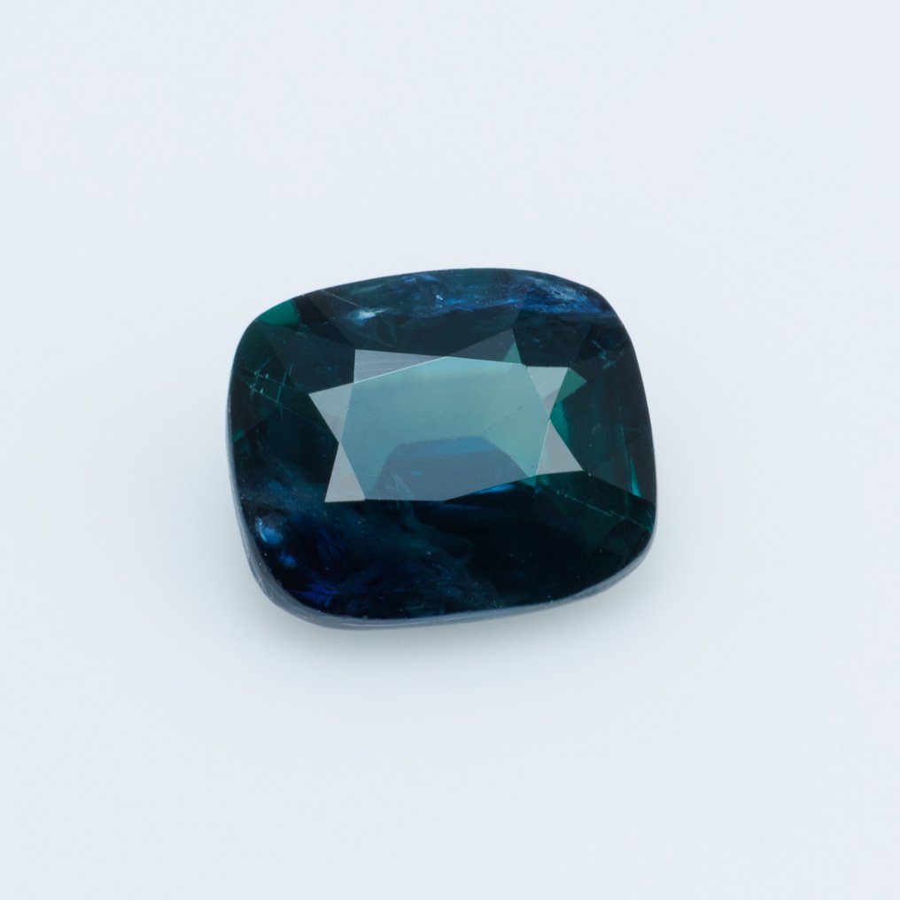 Fără preț de rezervă Albastru, Verde Safir - 1.74 ct - IGI (Institutul gemologic internațional) - Albastru-verde #2.1