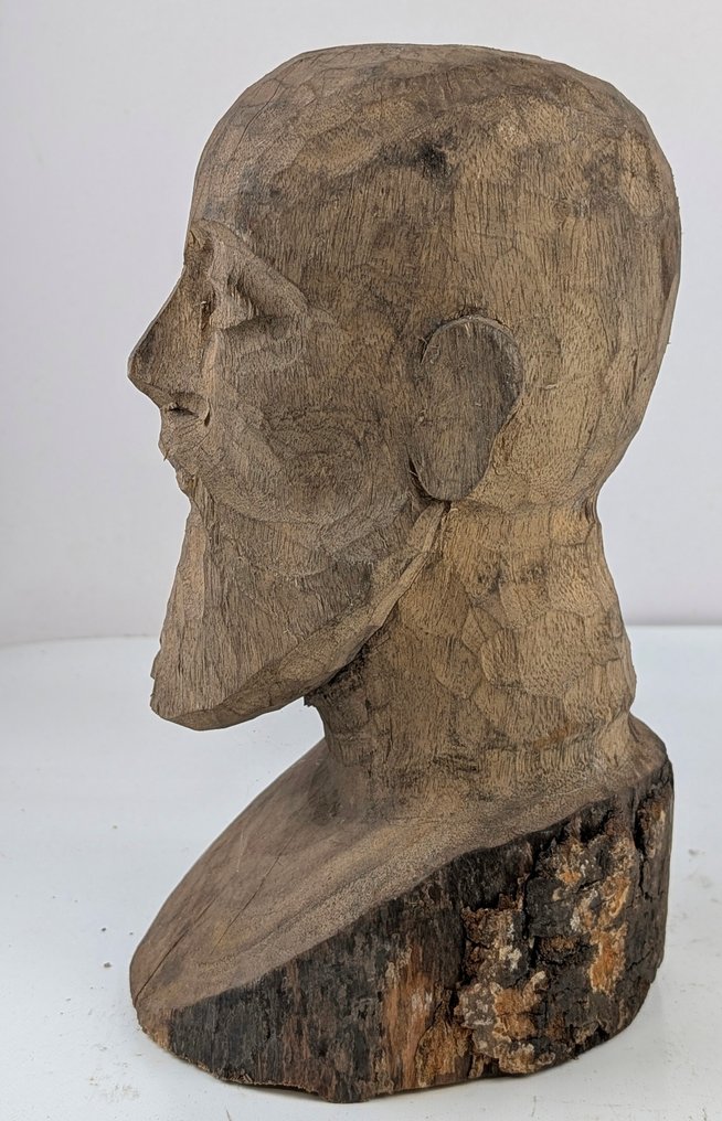 Κεφάλι - Hoofd Jezus - 28 cm - ολόκληρο ξύλο #3.2