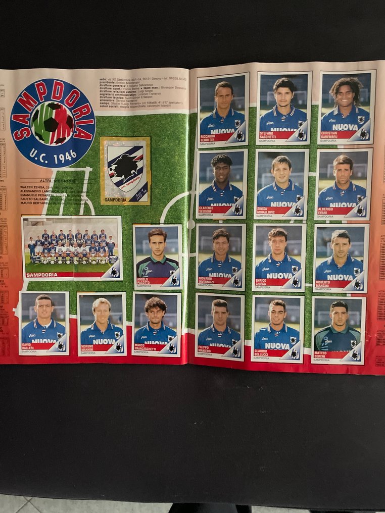1995/96 Panini Calciatori - 1 Álbum completo - Excelente (EX) #2.1