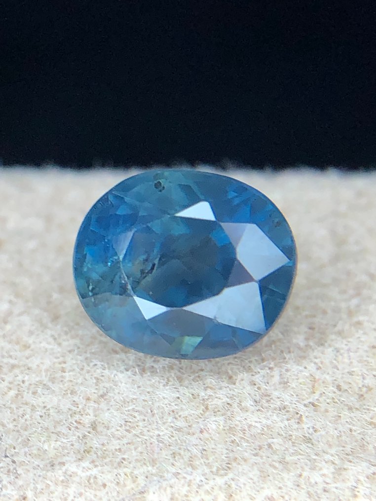 χωρίς τιμή ασφαλείας - 1 pcs Μπλε Ζαφείρι - 1.26 ct - Διεθνής Ένωση Έγχρωμων Πολύτιμων Λίθων (ICA GemLab) - Όμορφο μπλε κομμάτι #3.2