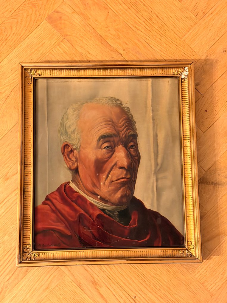 Bruno Lauterbach (Wien 1886-1953) - Porträt eines alten Mannes #1.0