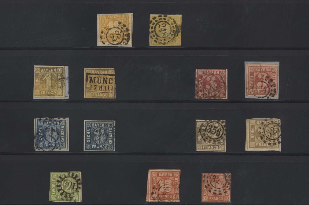 Bavaria - Bavaria high-quality collection with 5 x 18 Kreuzer coins #1.0