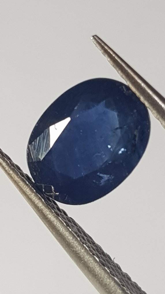1 pcs  蓝色 蓝宝石  - 1.99 ct - 安特卫普宝石检测实验室（ALGT） - Deep Blue #1.0