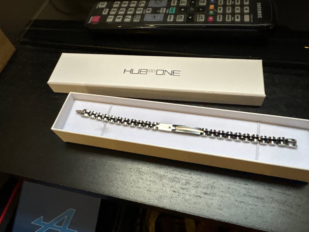 Diamant - 18 carats - Acier, Or jaune - Bracelet - Bracelet en or 18 carats et diamants #1.0