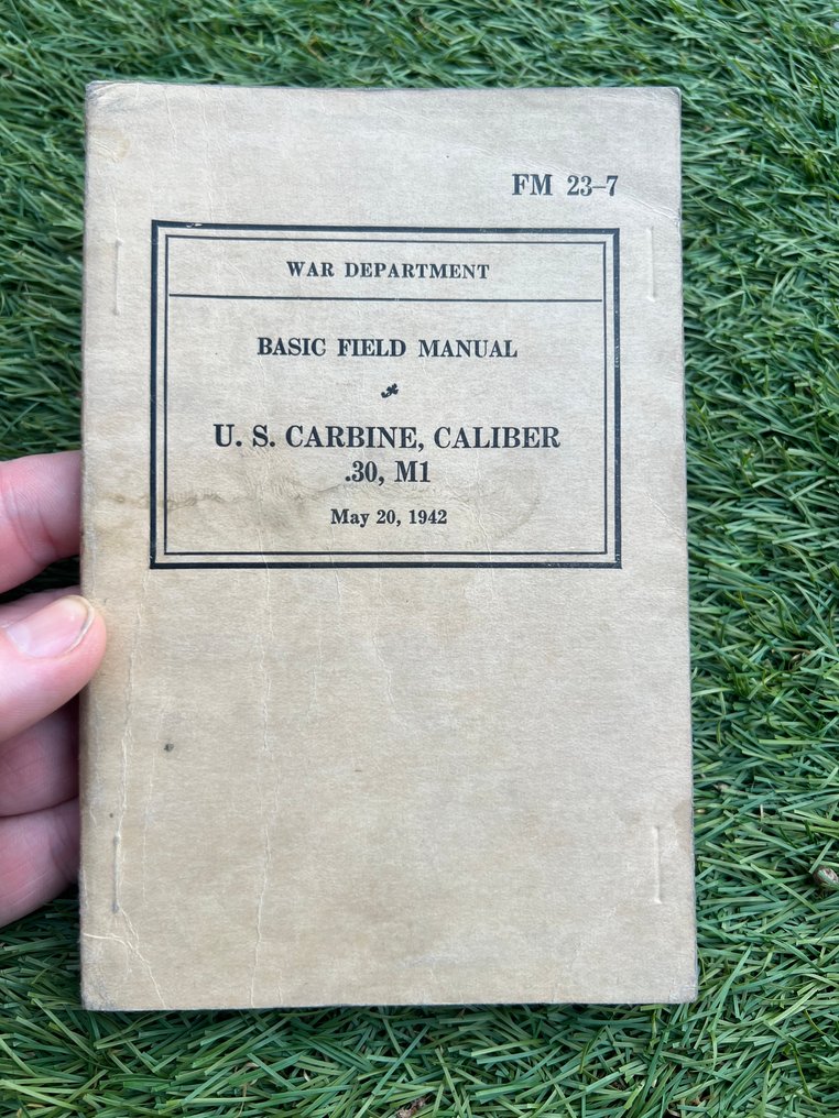 US Army M1A1 Carbine Maintenance Manual - infantry - Airborne - Ranger - Folding stock - 1942 #1.0