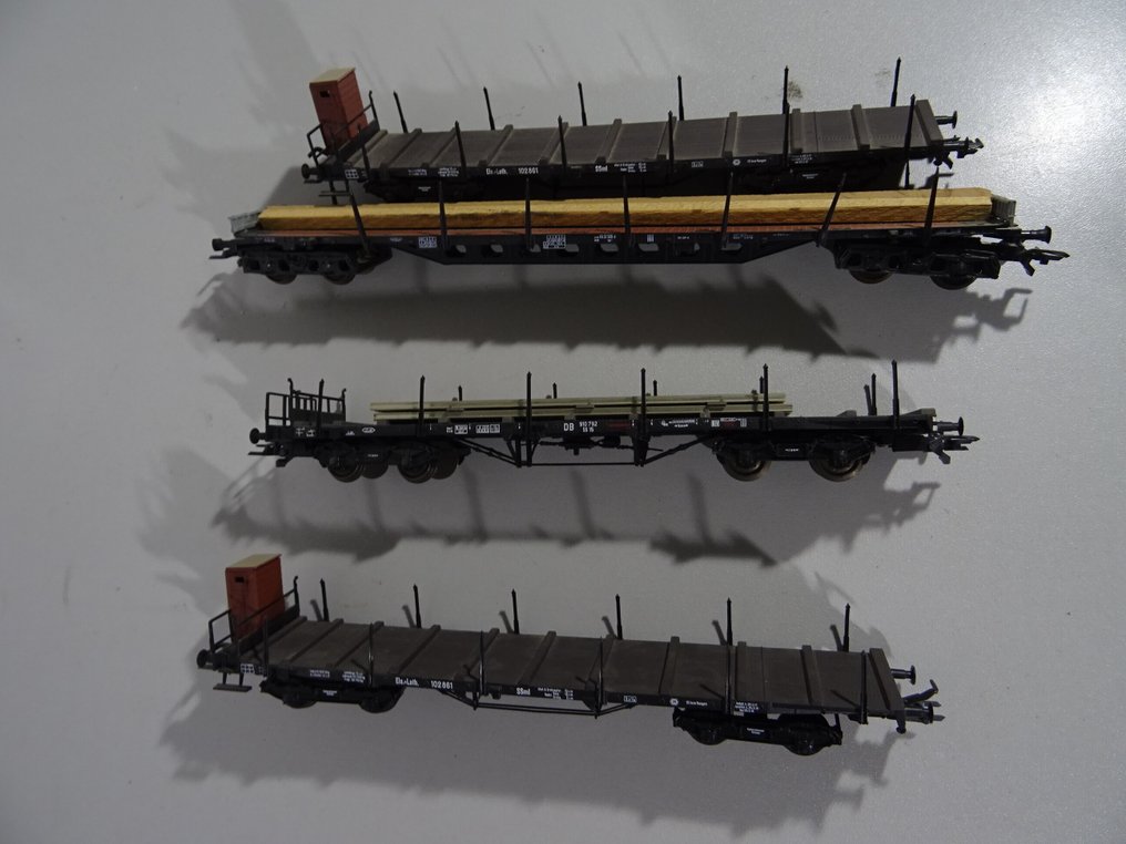 Roco H0轨 - 模型火车货运车厢 (4) - 4辆货车 #1.0