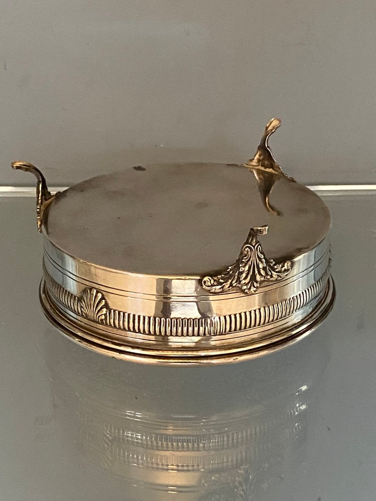 Jar - Metal, Silverplated - Art-Deco #4.3