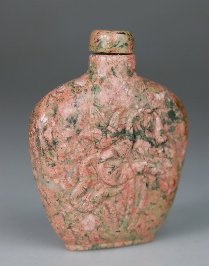 鼻烟壶雕塑 - 雕塑 - Jaspe - 中国 - 二十世纪中叶 #1.0