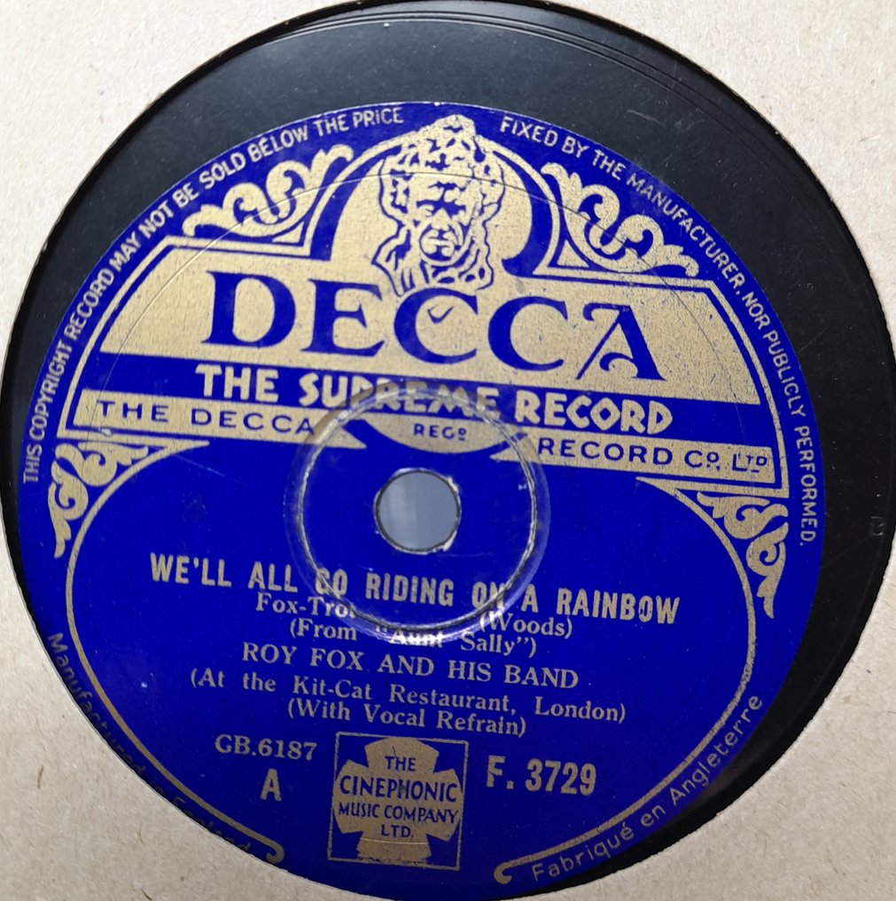 Moonlight Serenade, Summertime, Tip-Toe Through the Tulips - 20 x Vintage Film & Musical - 78 RPM shellac record - 1930 #4.3