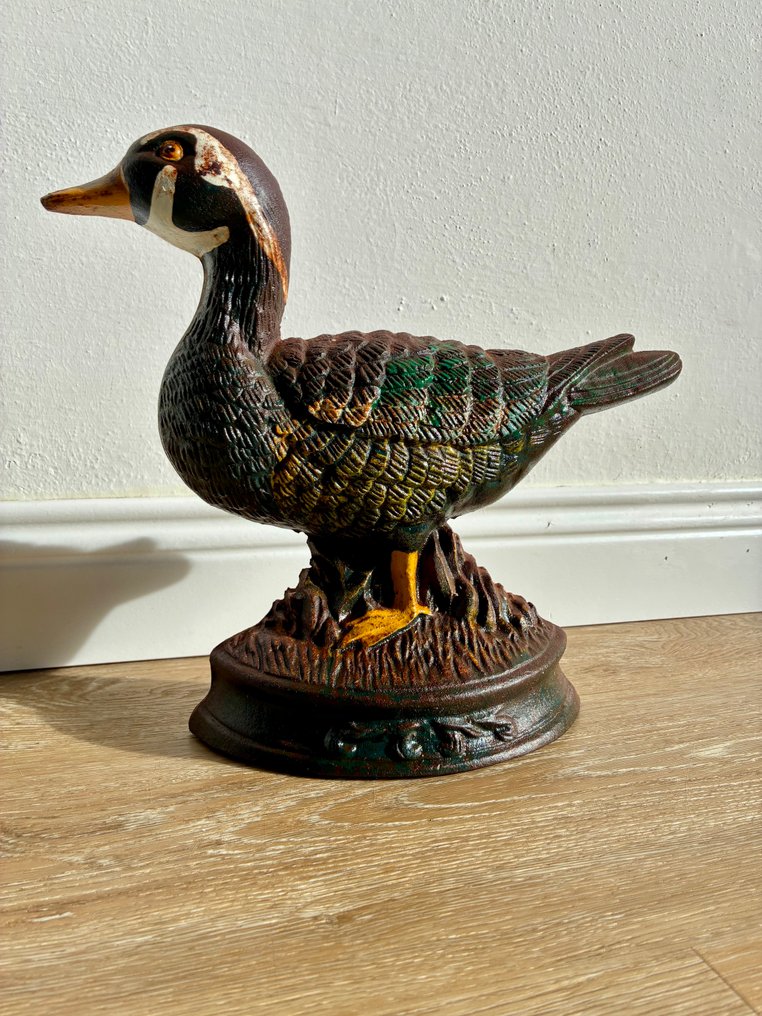 Butée de porte - Fonte - Canard en fonte lourde #1.0