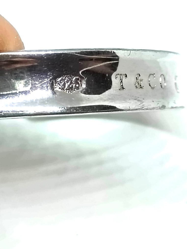 Tiffany & Co. - Βραχιόλι Tiffany & Co 1997 Άκαμπτο βραχιόλι από ασήμι με γραμμένο Tiffany & Co. 925 #1.0