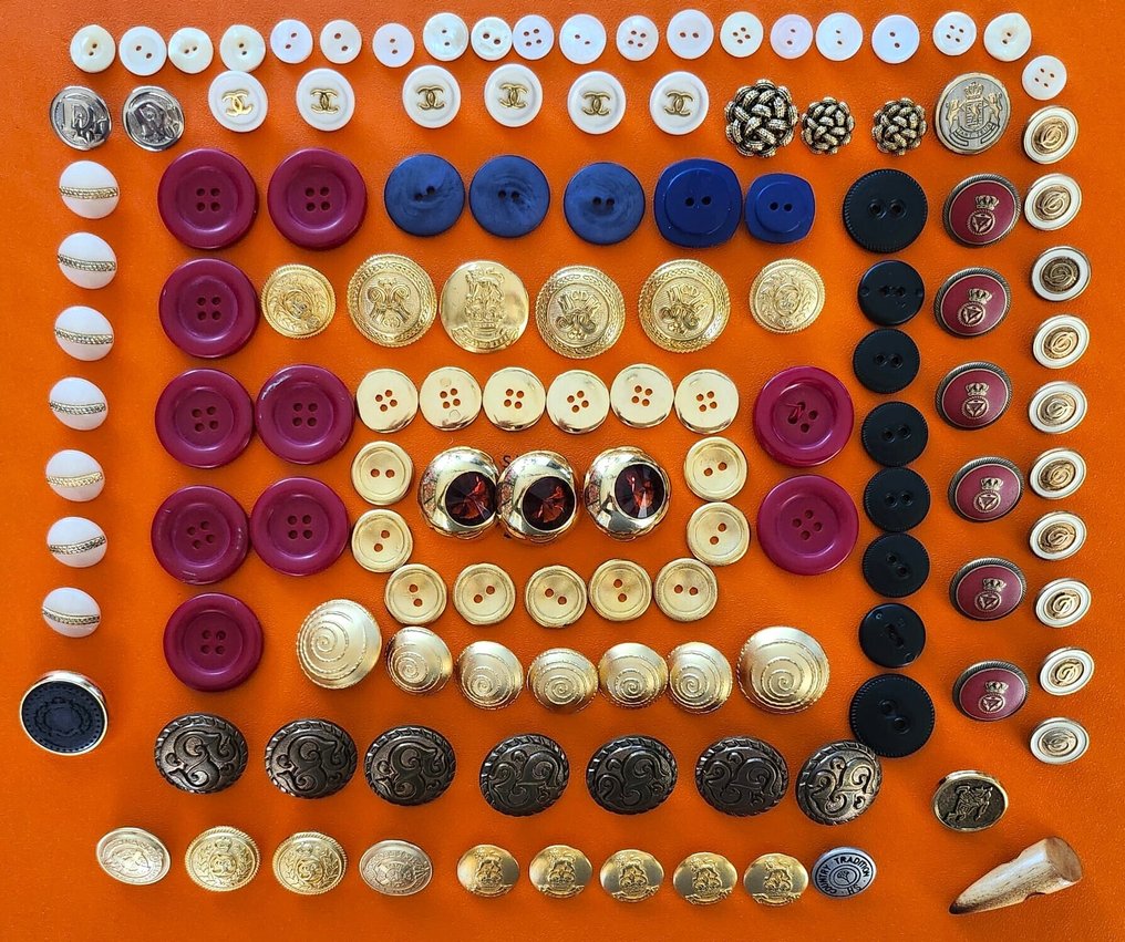 主題系列 - 复古与品牌纽扣 - Chanel #1.0