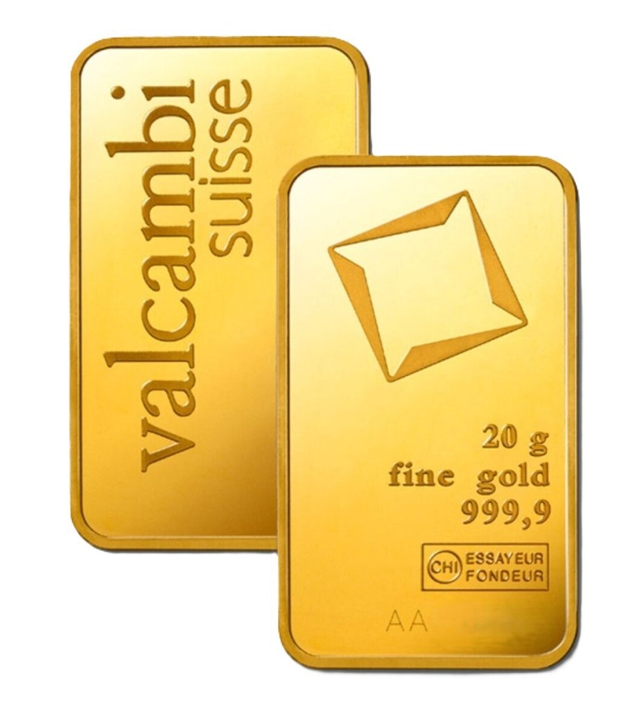 20 gramas - Ouro .999 - Valcambi - Selado e com certificado #4.3