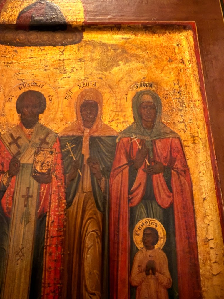 Icon - Six saints - Wood #2.1