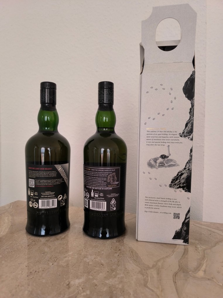 Ardbeg 19 years old Traigh Bhan Batch no. 6 & Anamorphic  - 70cl - 2 bottles #4.3
