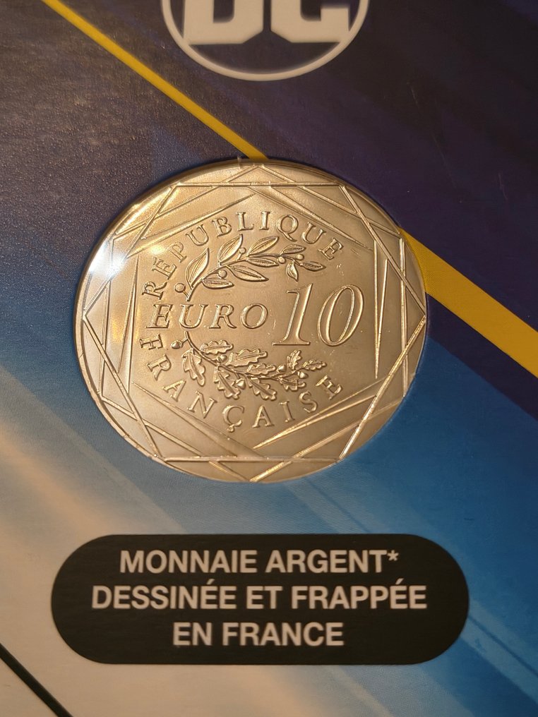 Frankrijk. 10 Euro 2025 silver colored coin - Joker 2/18 (Zonder minimumprijs) #3.2