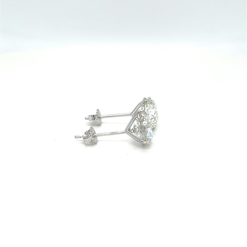 Drop fülbevaló - 14 kt. Fehér arany -  3.01ct. tw. Gyémánt (Laboratóriumban előállított) #3.2