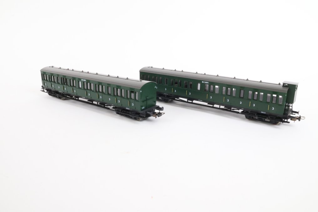 Piko H0轨 - 58048 - 模型火车客运车厢套装 (1) - C6075和C6132的空调车 - NS #2.1