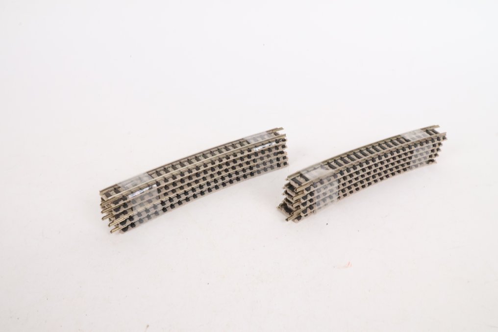 Fleischmann N - 9100-serie - Model train tracks (54) - Various types of curved Piccolo rails #3.2