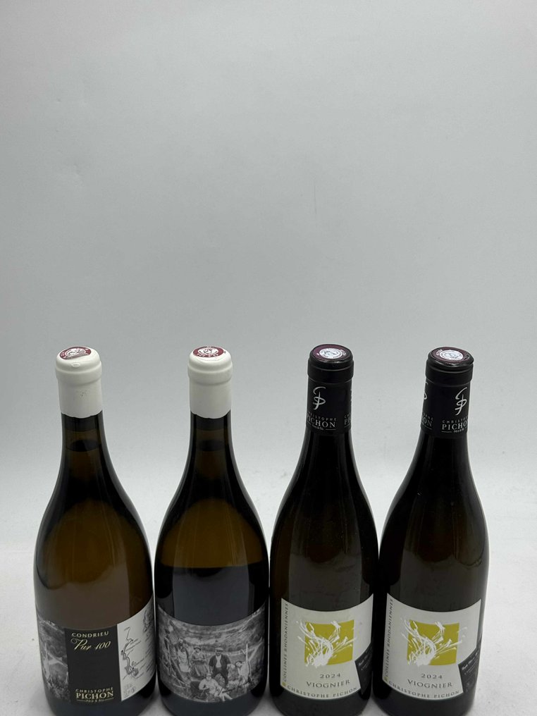 Christophe Pichon 'Pur 100' Condrieu & Viognier - Condrieu, Cotes du Rhone - 4 Bottles (0.75L) #3.2