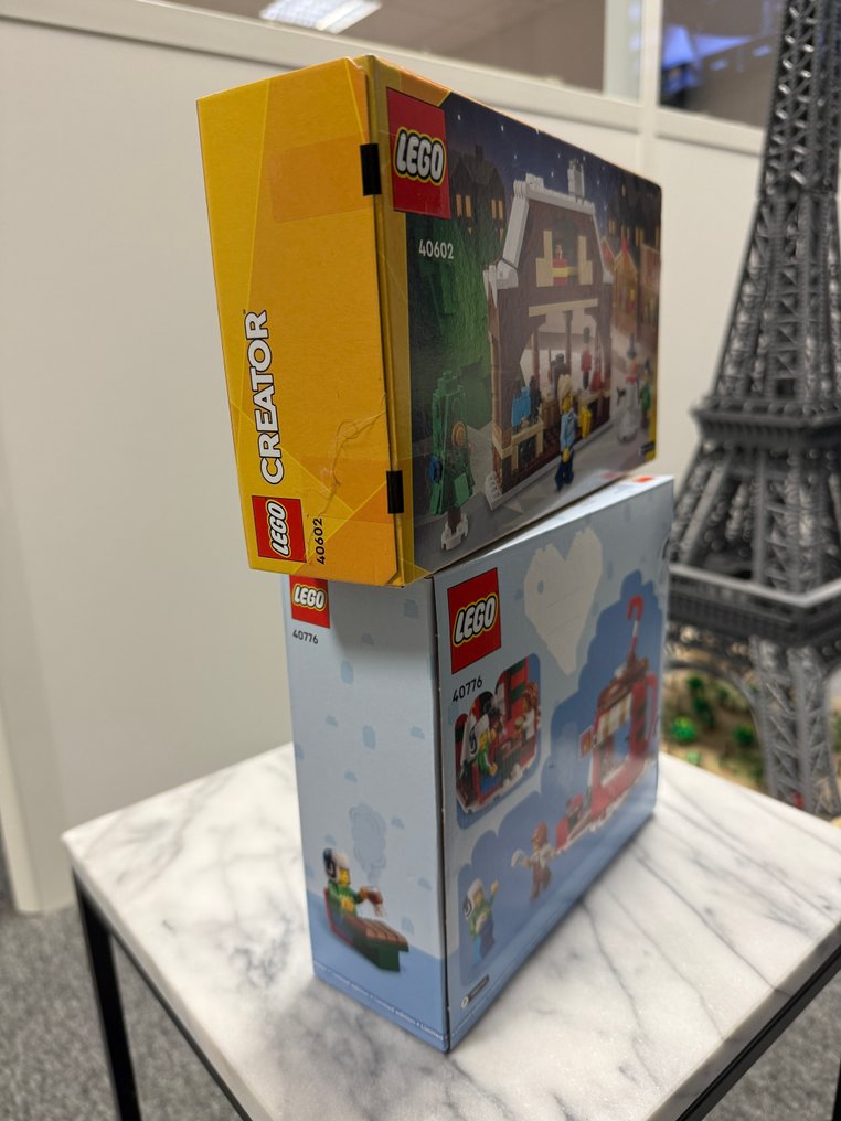 LEGO Set - Creator - Le stand de chocolat chaud & L’étal du marché d’hiver #2.1