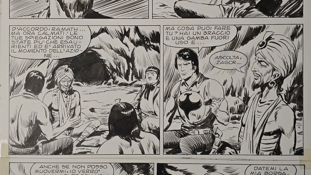 Torricelli, Marco - 1 Original page - Zagor #2.1