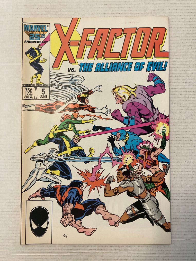 X-Factor (1986 Series) # 1 / 6 Consecutive Run. NO Reserve Price. 1st Appearance Apocalypse! - Featuring the original X-men in a new team! Cyclops, Marvel Girl, Angel, Beast, Ice-man and more - 6 Comic collection - Eerste druk - 1986/1986 #2.1