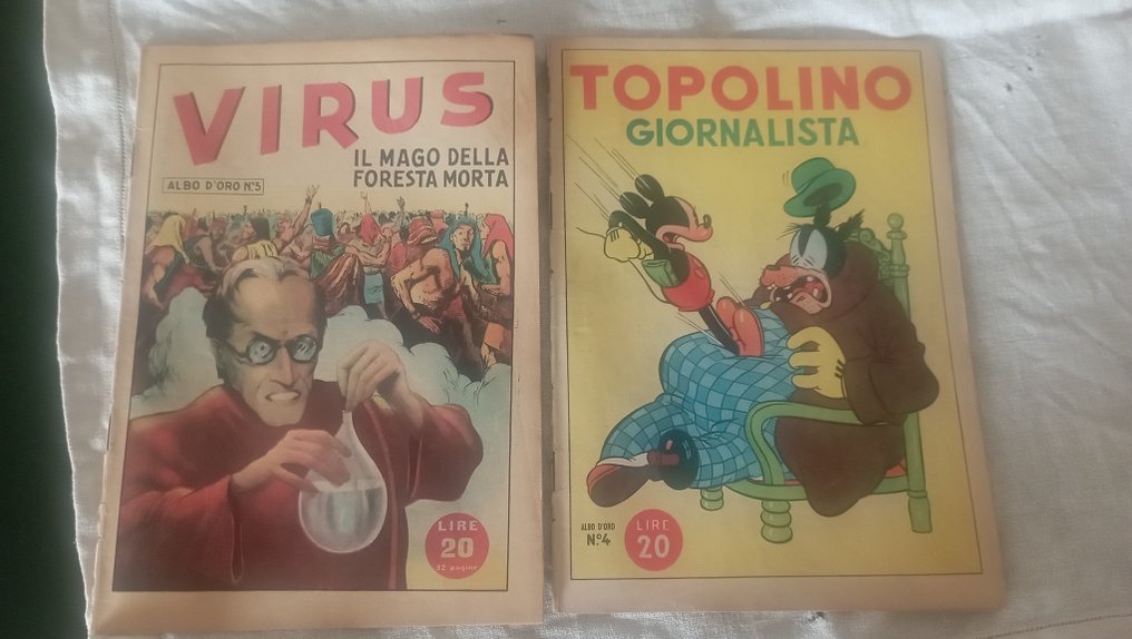 Albi D'oro Disney nn. 2/29, 140, 157, 232 - Topolino - 32 Album - First edition - 1946 #1.0