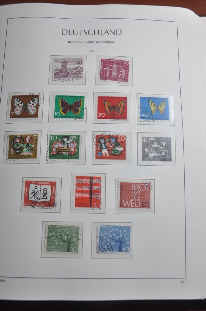 德国，联邦共和国 1961/1990 - 全新收藏，装在3个Leuchtturm Safe相册中的磁带中 #4.3