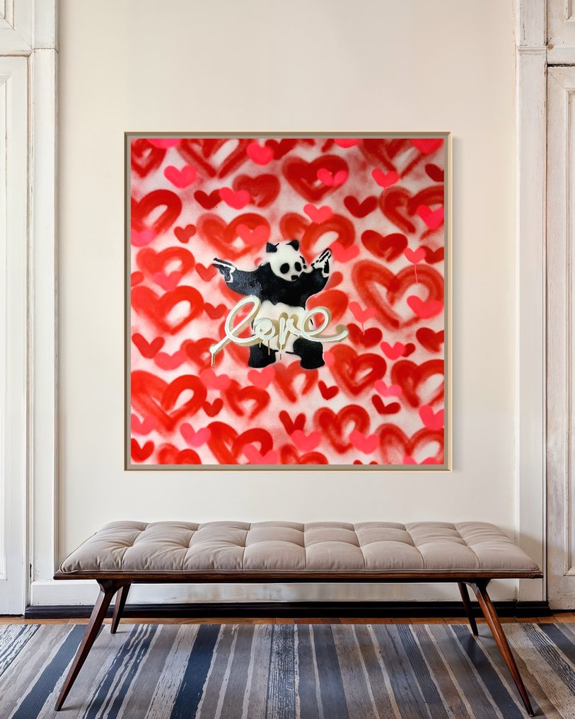Timo Wedell - Romantic Panda Like Banksy - XL · No Reserve #1.0