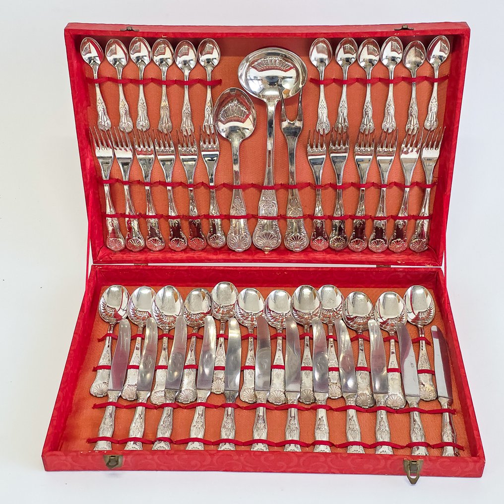 Cutlery set for 12 (51) - Silverplated #1.0