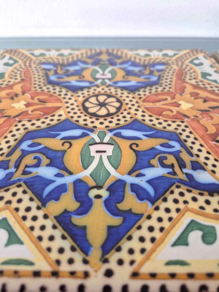 Art Nouveau Tile (2) - Onda - Art Nouveau - 1900-1910 - Colorful tiles  #3.2