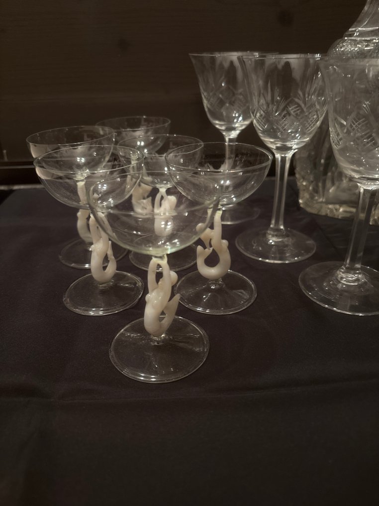 Σετ ποτηριών για οινοπνευματώδη (13) - Likörgläser/ Karaffe - Κρύσταλλο - Likörservice #1.0