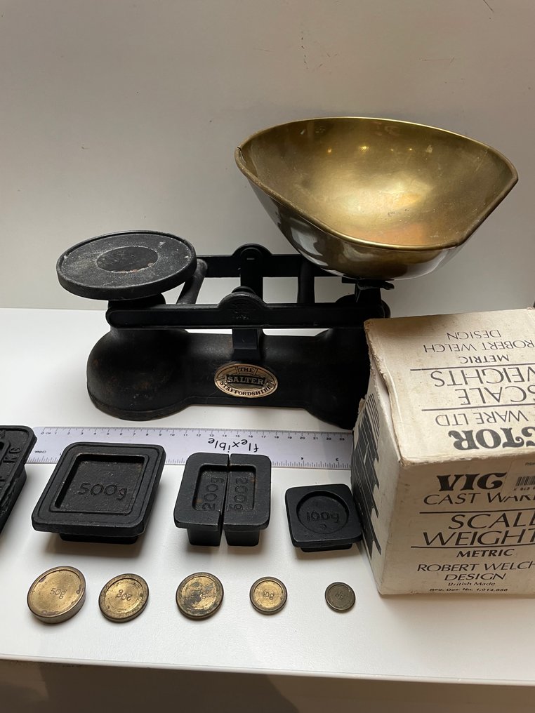 Recipient de bucătărie - Salter - Alamă aurit - Recipient de bucătărie #1.0