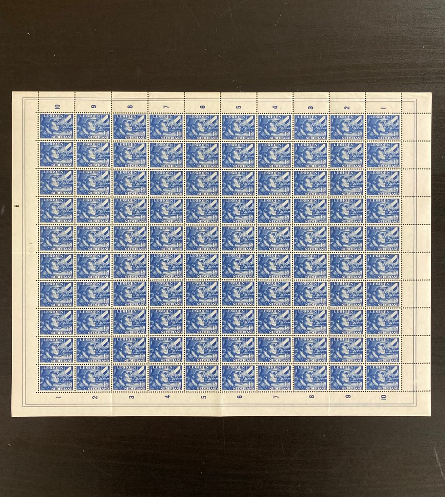 Netherlands 1942 - Legion seal on a complete sheet - NVPH 403 #1.0