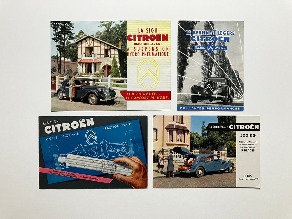 (FR/DK) CITROËN TRACTION AVANT folders - 1950-55 #1.0