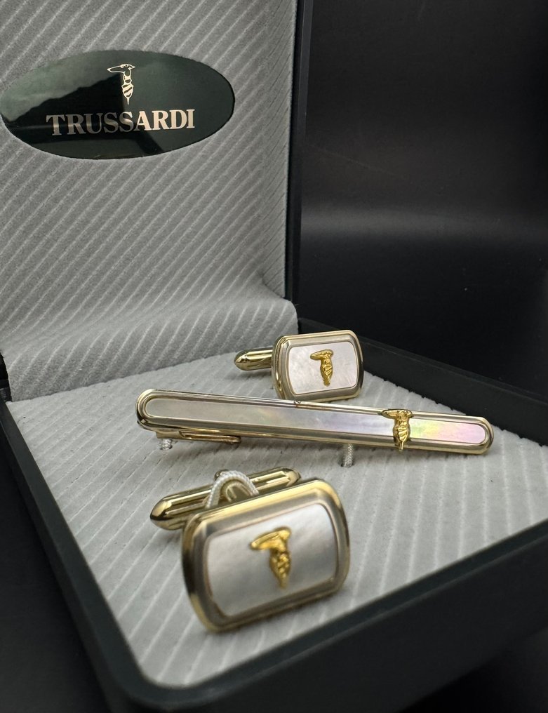 No reserve price - Cufflinks Metal - Trussardi - Pearlescent #1.0