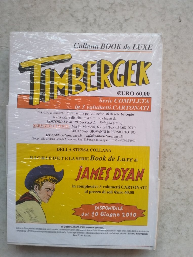 Timbergek - nn. 1/3 serie completa Book de Luxe - Editoriale Mercury - 3 Comic - Ediție limitată #2.1