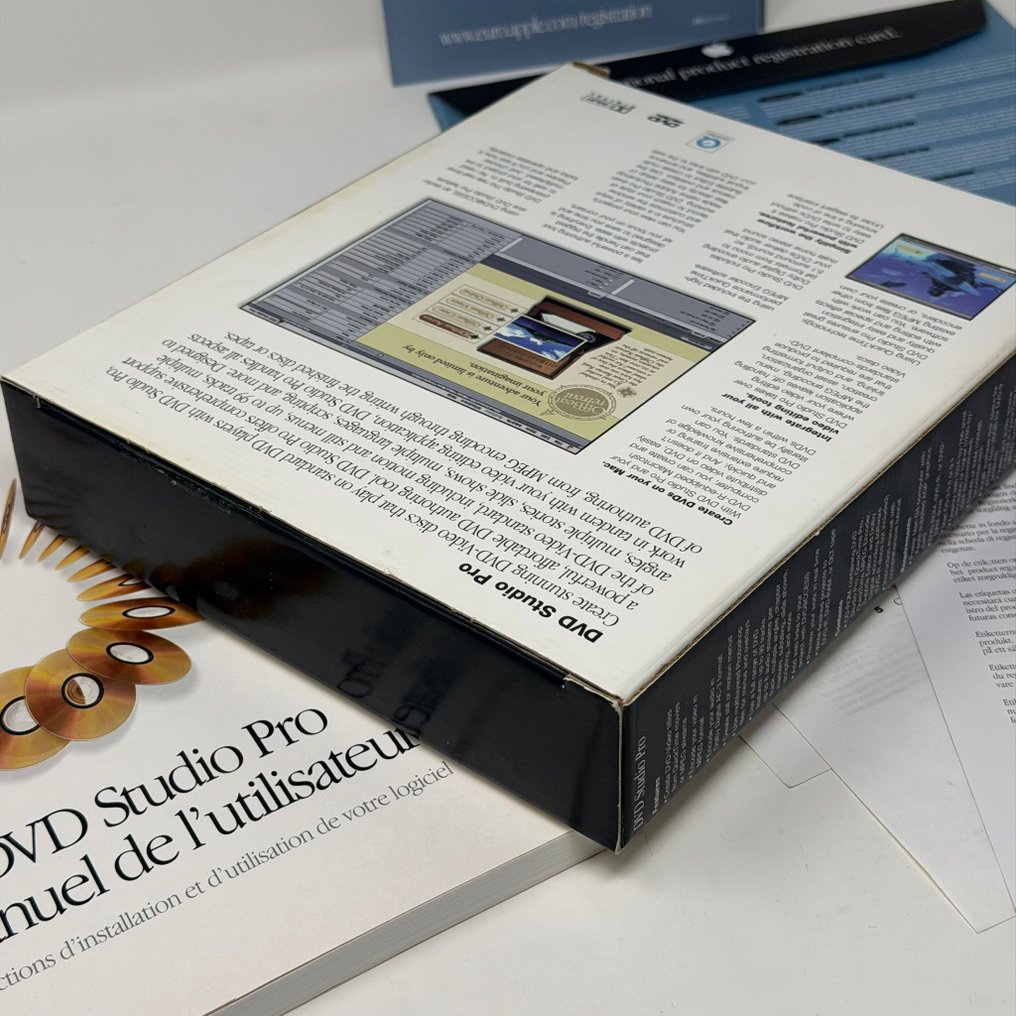 Apple Rare DVD Studio Pro 1.1 - M8521F/A - Computersoftware - I original æske #1.0