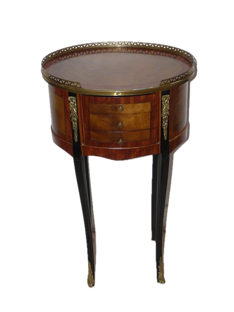 边桌 - 木 - 拿破仑三世风格 #1.0