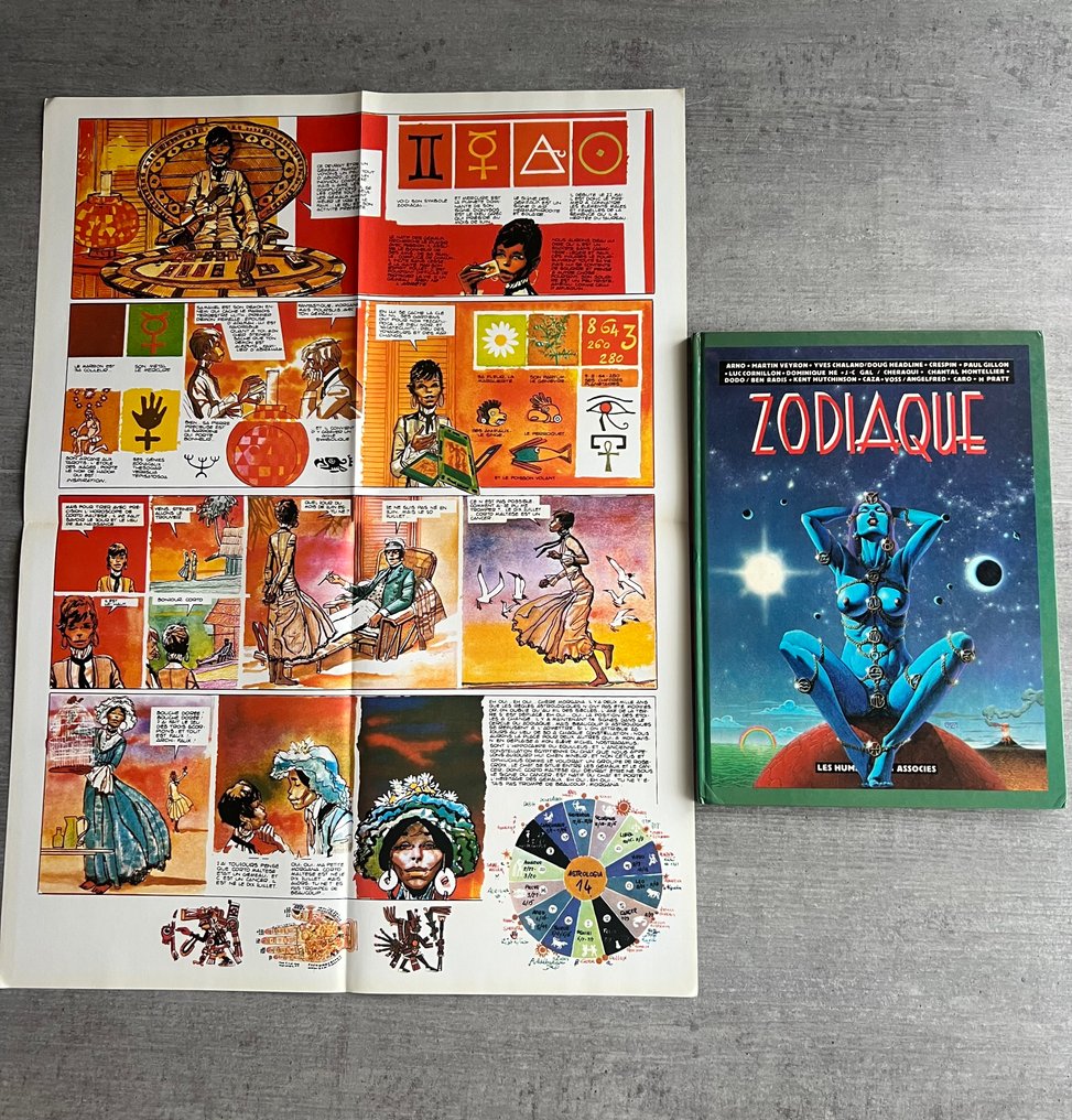 Caza - Zodiaque + Lailah + Arkhé + poster - 3x C - EO/2ème édition - 3 Album - 1983/1988 #2.1