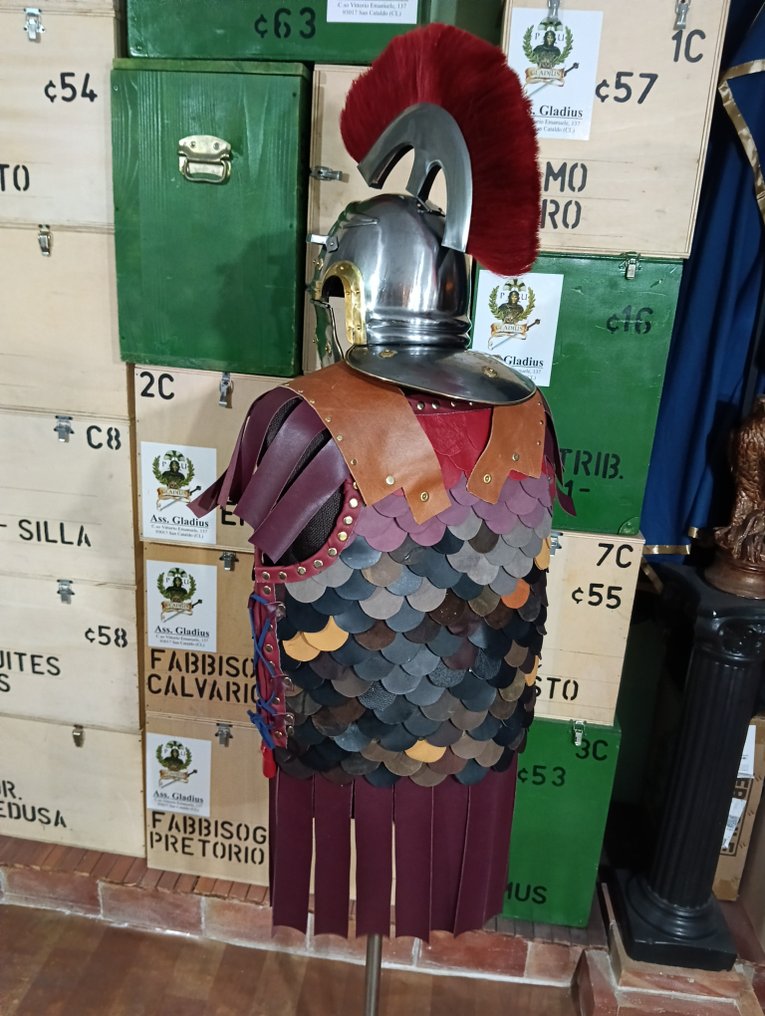 Ιταλία - Army/Infantry - Στρατιωτική στολή - Θώρακας με ρωμαϊκό κράνος (αντίγραφο) #4.3