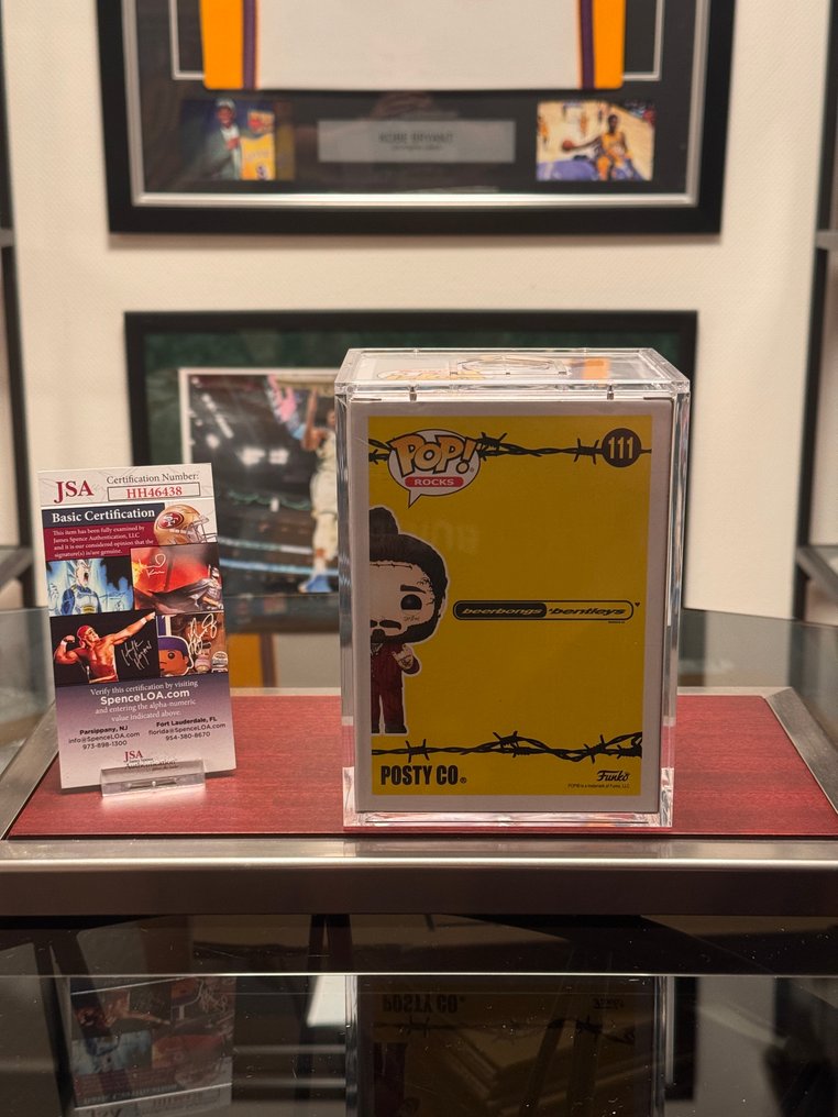 POST MALONE - Funko Pop signé! Rocks #111 – JSA - Signé à main, Certificat #2.1