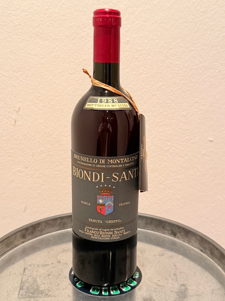 1988 Biondi Santi, Tenuta Greppo - Μπρουνέλο ντι Μονταλσίνο - 1 Φιάλη (0,75L) #1.0
