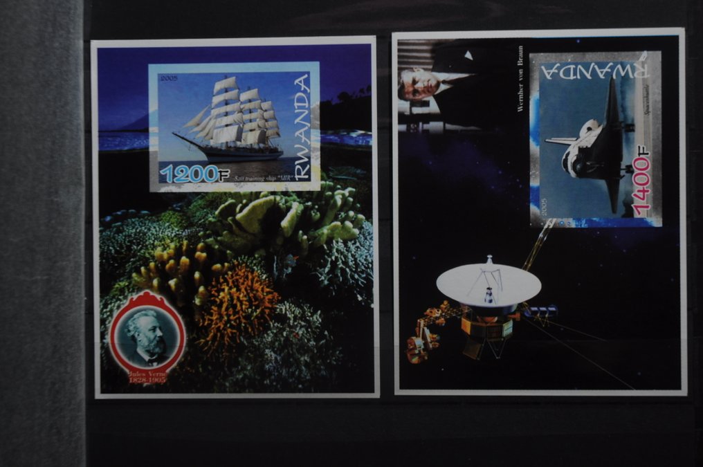 Rwanda - Mint collection of untouched blocks and sheets from 2005/2012 in a stockbook. #3.2